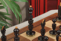 The Camaratta Collection - The Biedermeier Pre-Staunton Vintage Series Luxury Chess Pieces - 4.4