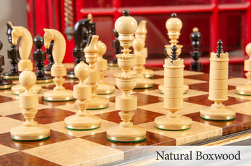 The Camaratta Collection - The Biedermeier Series Luxury Chess Pieces - 4.4