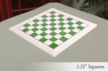 Bird's Eye Maple and Greenwood Standard Traditional Chess Board