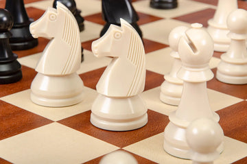 The German Series Single Weighted Regulation Plastic Chess Pieces - 3.75