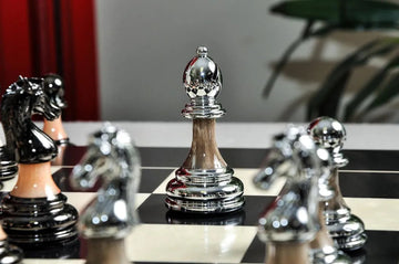 The Contemporary Series Plastic Chess Pieces - 3.5