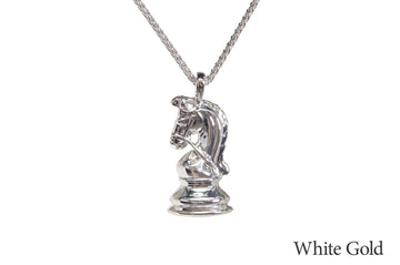 Caissa Collection Chess Pendant Necklace - KNIGHT