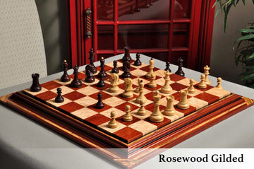 The Dubrovnik Series Gilded Chess Pieces - 3.75