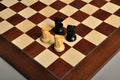 Montgoy Palisander and Bird's Eye Maple Standard Traditional Chess Board