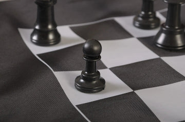 Analysis Chess Pieces and Cinch Chess Board Bag Combo