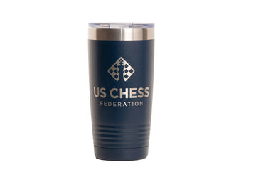 US Chess Federation Engraved 20 oz. Tumbler