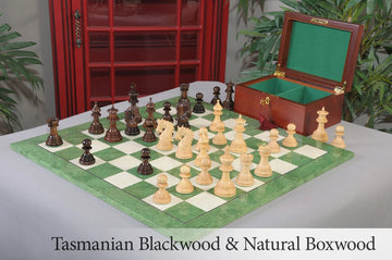 The Preston Series Chess Set, Box, & Board Combination