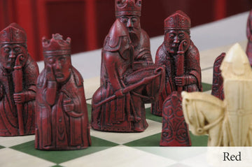 The Isle of Lewis Chess Set, Box, & Board Combination