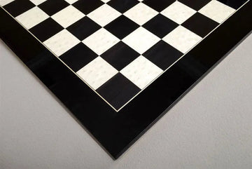 Blackwood and Bird's Eye Maple Standard Traditional Chess Board - Satin Finish