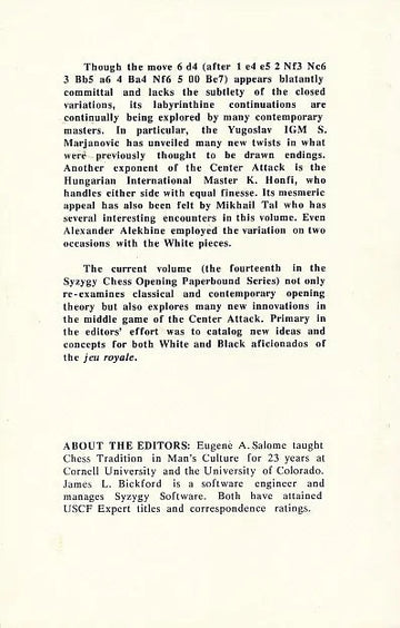 CLEARANCE - The Modern Center Attack in the Ruy Lopez