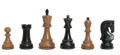 CLEARANCE - The Zagreb Elite Series Chess Pieces - 3.875" King