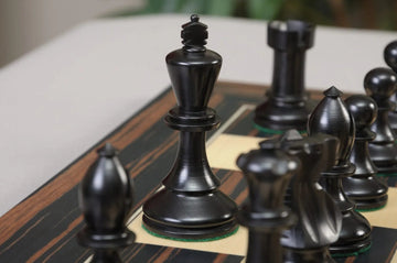 The B.H. Wood Series Chess Pieces - 3.75