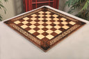 INLAID - Walnut Burl & Maple Superior Traditional Chess Board - 2.5" - Gloss Finish