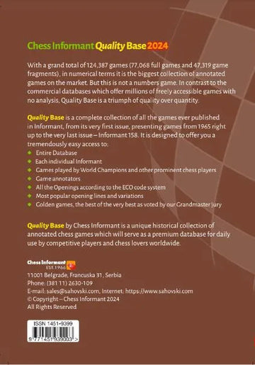 Chess Informant Quality Base 2024