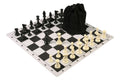 Drawstring Chess Set Combination with Mousepad Board and Triple Weighed Pieces