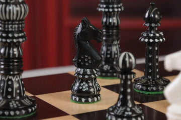 The Worthington Luxury Bone Chess Pieces - 4.0