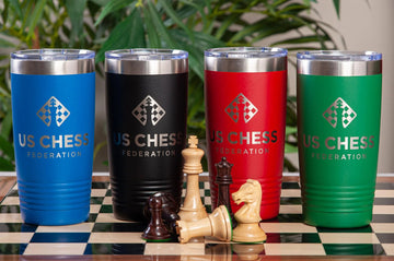 US Chess Federation Engraved 20 oz. Tumbler