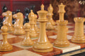 The Golden Collector Series Luxury Wood Chess Set, Box, & Board Combination