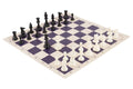 Regulation Tournament Chess Pieces and Chess Board Combo - SINGLE WEIGHTED