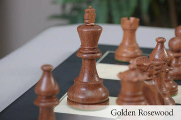 American Staunton Series Chess Pieces - 3.75