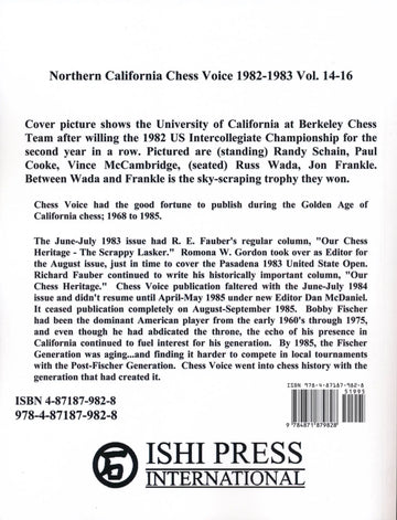 Northern California Chess Voice - 1982-1983 Vol. 14-16