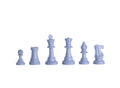 Regulation Silicone Tournament Chess Pieces - 3.5