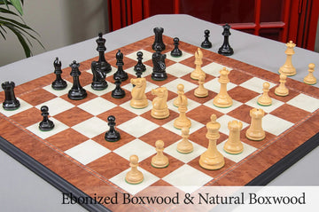 The Library Collection - The Lasker Series Luxury Chess Pieces - 2.875