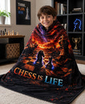 Chess is Life Fleece Blanket