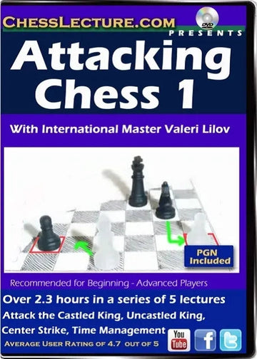 E-DVD Attacking Chess 1 - Chess Lecture - Volume 69