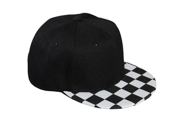 Black Peak Chess Board Baseball Hat