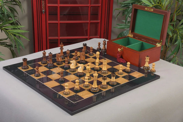 Burnt Golden Rosewood Reykjavik II Series Set Box & Gloss Board Combination