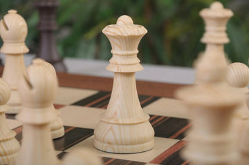The Euro Series Chess Pieces - 3.75