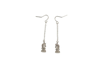 Caissa Collection Chess Pendant Earrings – KNIGHT