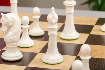 The Monmouth Luxury Bone Chess Pieces - 4.0