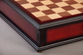 Walnut and Maple Classical Tiroir Chess Board with Storage Drawers