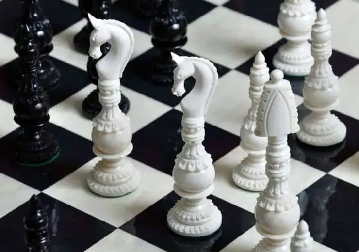 Bone Chess Pieces Bone Chess Pieces