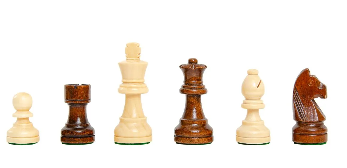 Basic Staunton Series Magnetic Chess Pieces - 2.4" King
