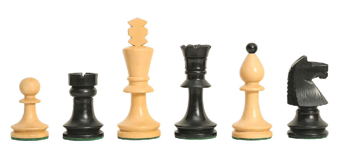CLEARANCE - The Hungarian II Series Chess Pieces - 3.875" King 