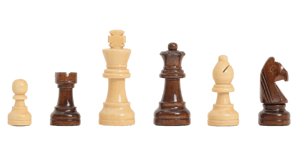 Basic Staunton Series Magnetic Chess Pieces - 2.4" King