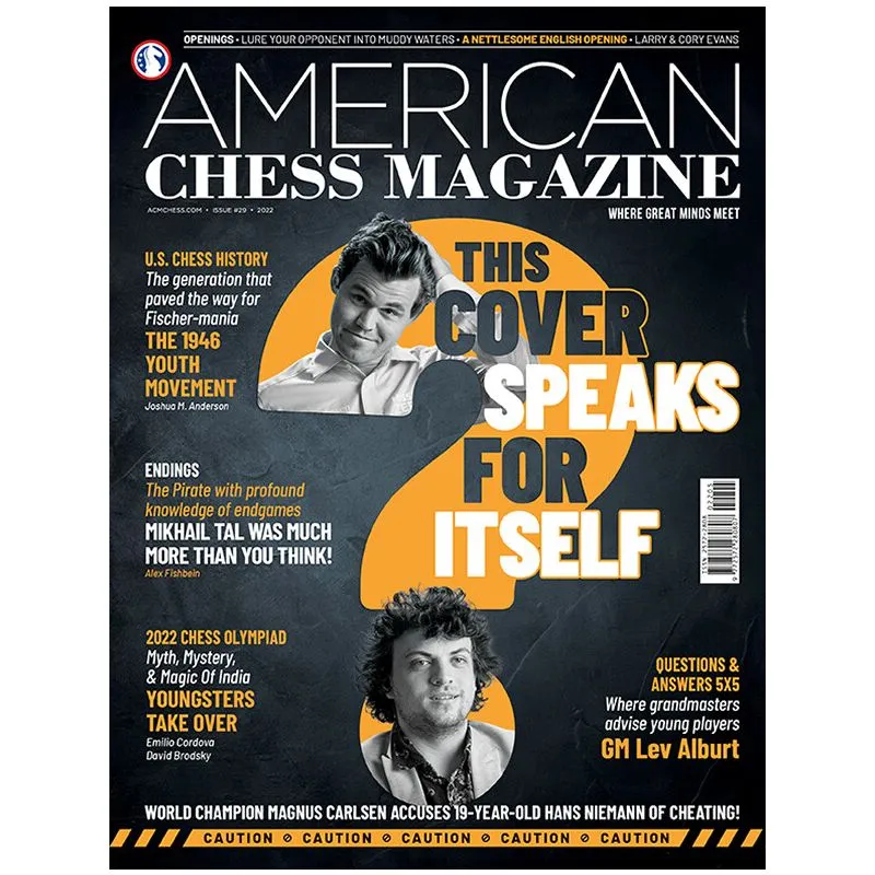 CLEARANCE - AMERICAN CHESS MAGAZINE Issue no. 29
