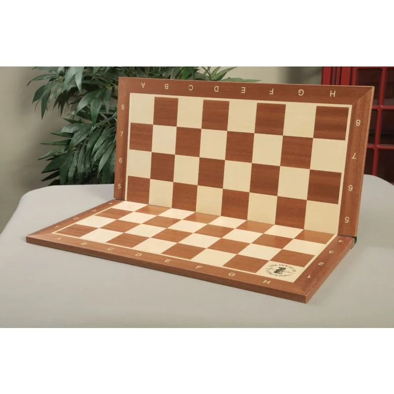 Master Wooden Chess Set Mahogany Board 21 Weighted -  Portugal