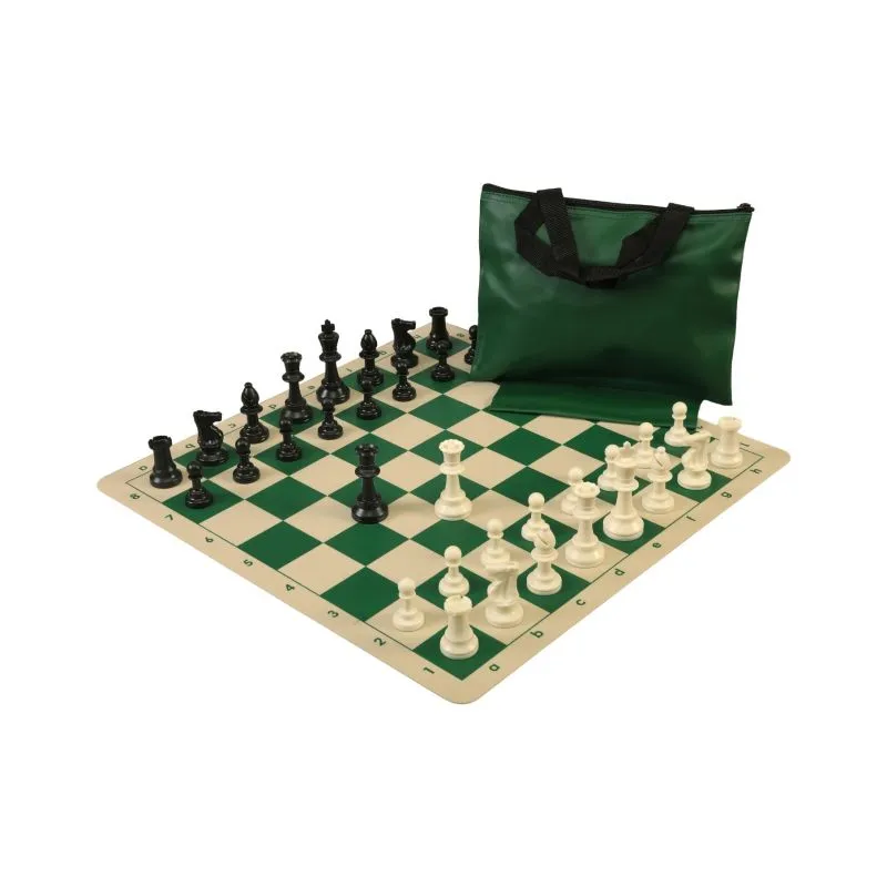 Standard Chess Set Combination with Silicone Chess Board