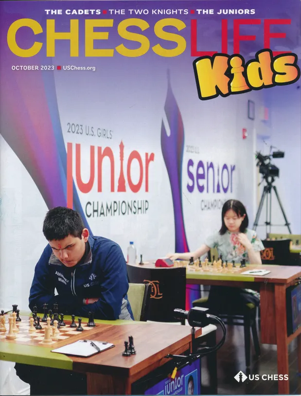 Chess Life for Kids Magazine - October 2023 Issue