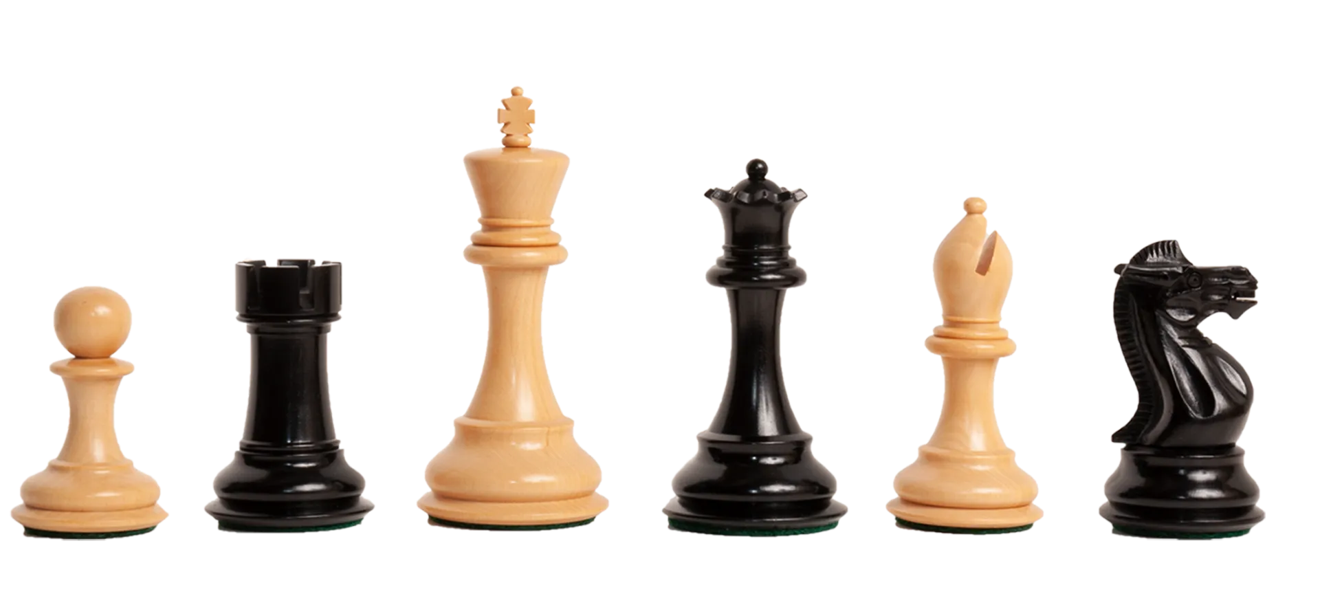 Ebonized Boxwood 3.75" King Pieces Only USCF Sales The Players Chess Set 