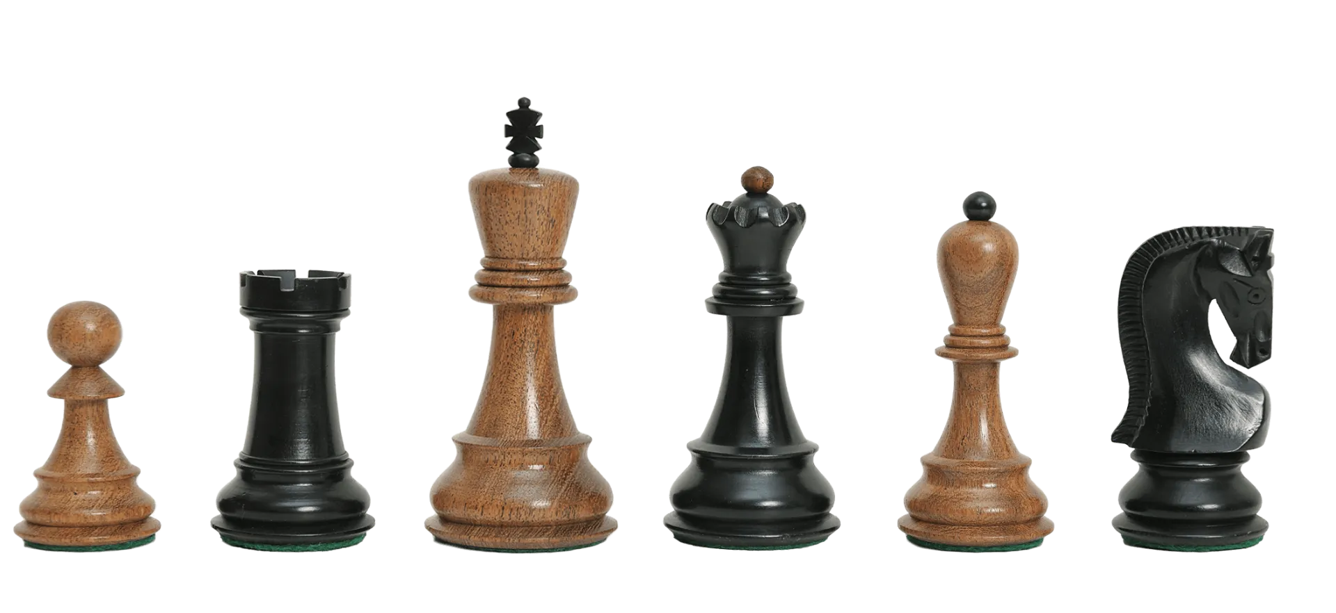 New Exclusive Staunton Chess Set Ebony & Boxwood Pieces with Black & Ash  Burl Chess Board & Box - 3 King - The Chess Store