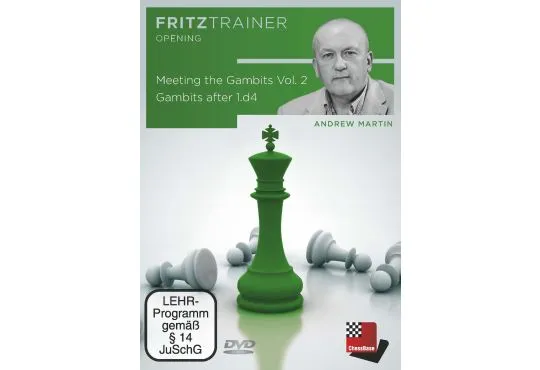 CLEARANCE - Meeting the Gambits - Gambits after 1.d4 - Andrew Martin - Volume 2