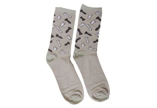 Caissa Collection Dark Gray Chess Socks