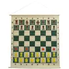 36" Pouch-Style Chess Demonstration (Teaching) Board Set with Deluxe Carrying Bag