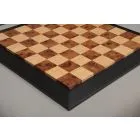 Olmo Burl, Genuine Ebony & Bird's Eye Maple Custom Contemporary II Chess Board