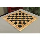 MAPLE BURL & Ebony Reproduction of the Drueke Chess Board - 2.5" SQUARES